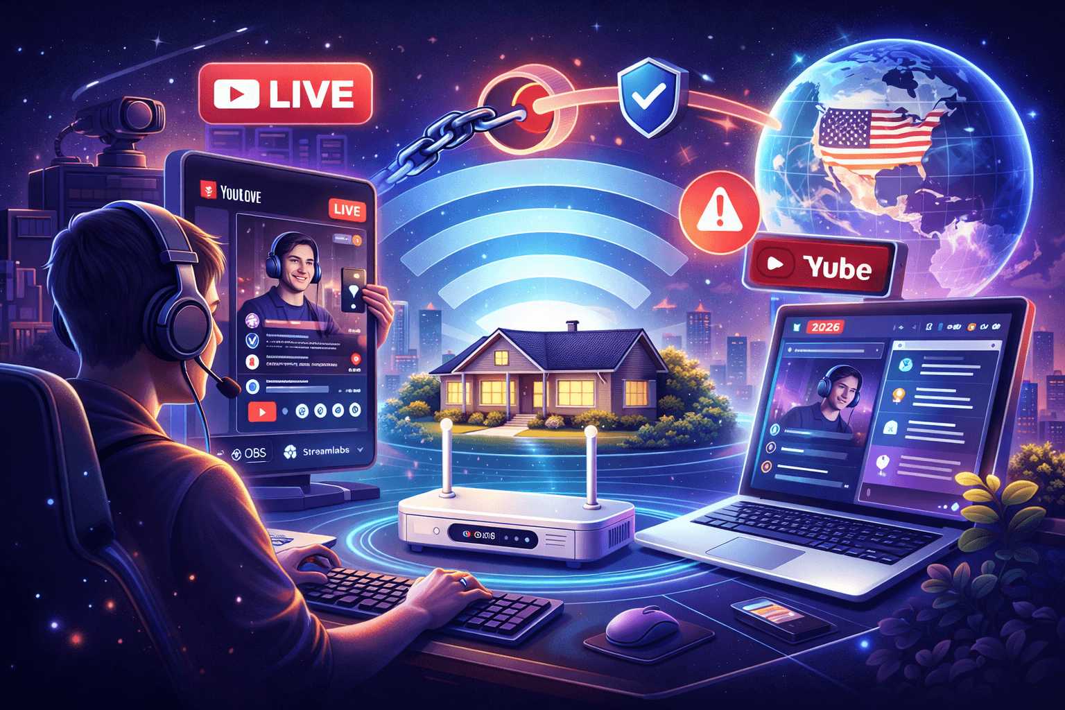 YouTube直播稳定性提升指南：静态住宅代理的实战价值