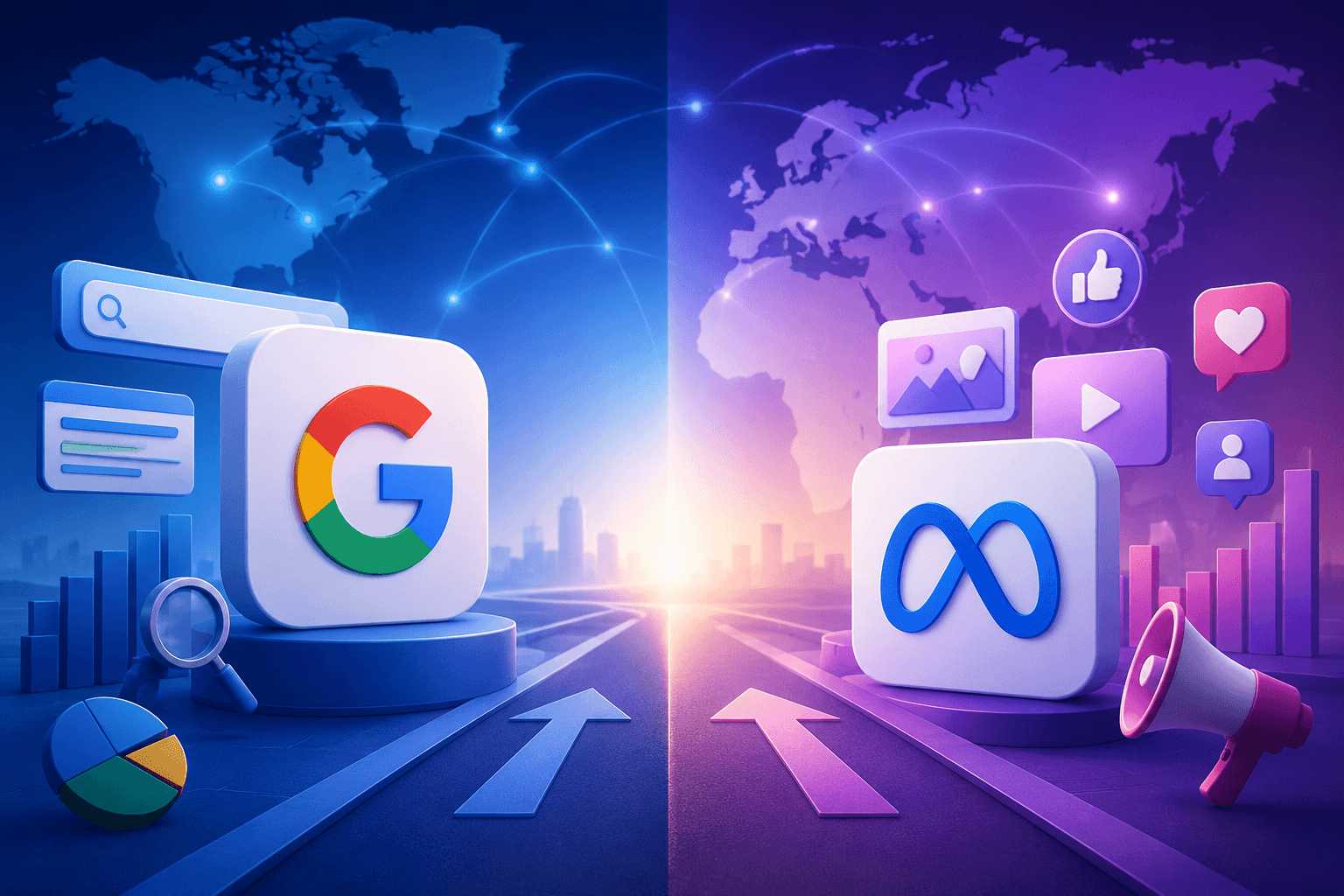 Google vs Meta：2026 出海广告对比详解和选择